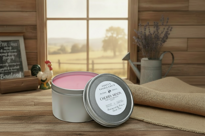 Cherry Moon- Tropical Bouquet Scented Wickless Candle