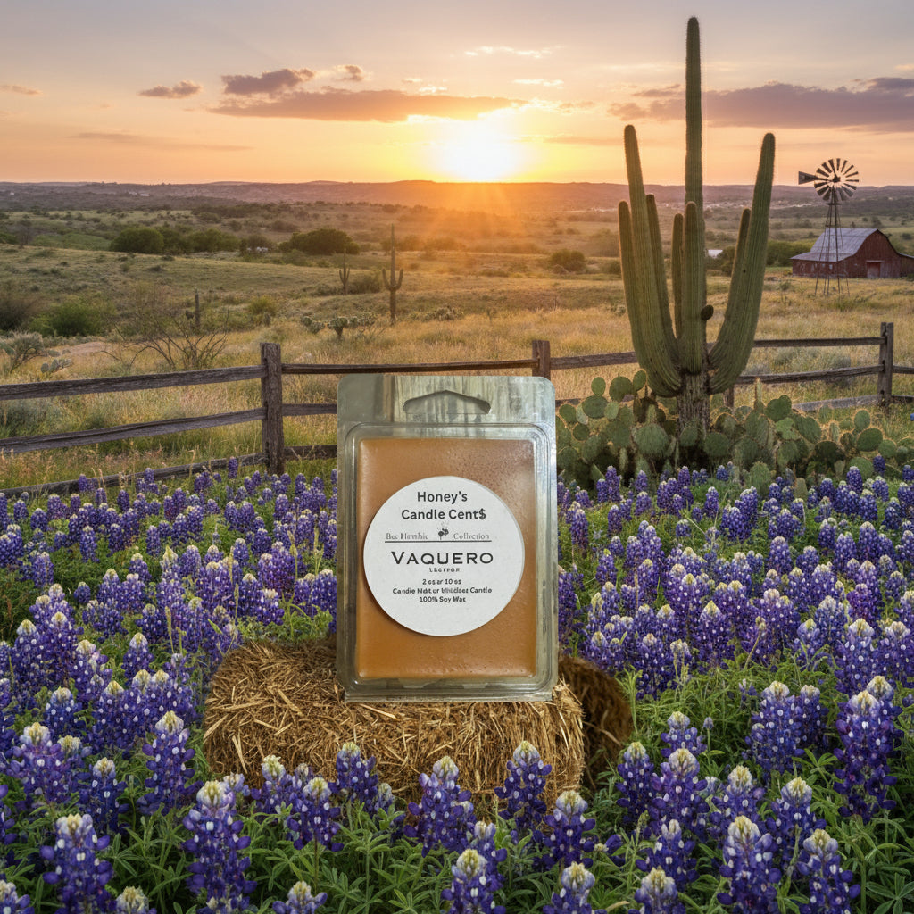 3 ea Candle Melt Vaquero - Leather Scented