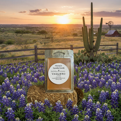 3 ea Candle Melt Vaquero - Leather Scented