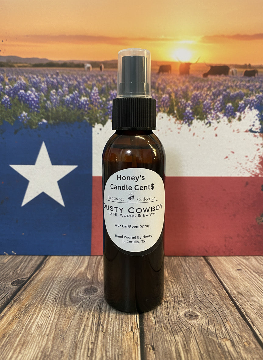 -Car/Room Spray Dusty Cowboy - Sage Earth & Woods Scented