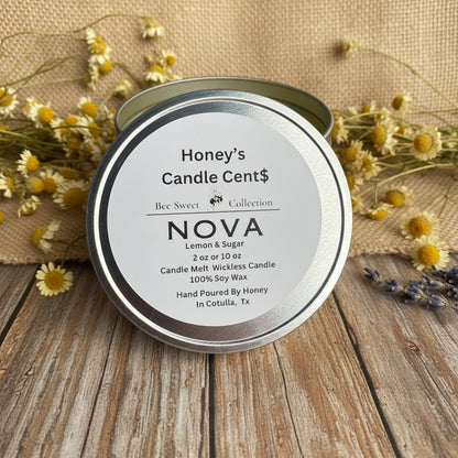 Nova  Lemon & Sugar Wickless Candle